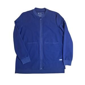 Figs Bellery Scrub Jacket NAVY BLUE Small
